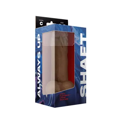 Shaft Model C 8 5 Inch Liquid Silicone Dong With Balls Oak