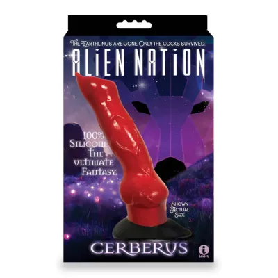 Alien Nation Cerberus Silicone Creature Dildo Red