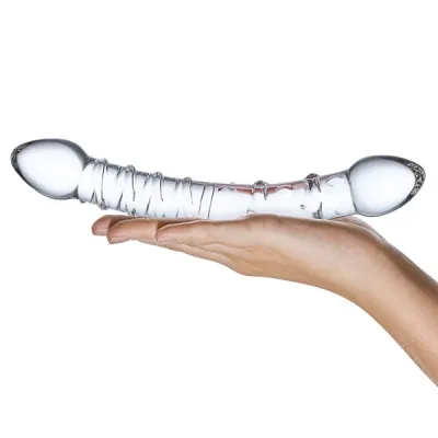 Glas 10 inch Double Trouble Glass Dildo