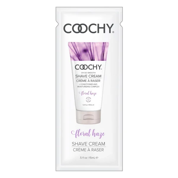 Coochy Shave Cream - Floral Haze - 15 ml Foils 24 Count Display