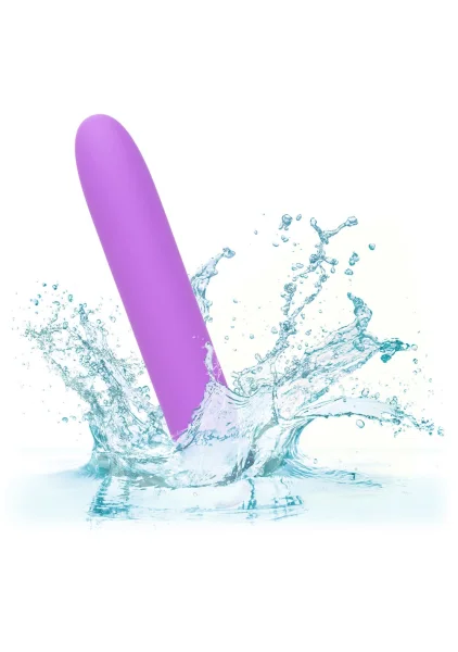 Bliss Liquid Silicone Rechargeable Waterproof Mini Vibrator - Purple