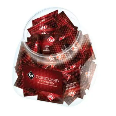 ID Condoms Studded 144 Piece Jar