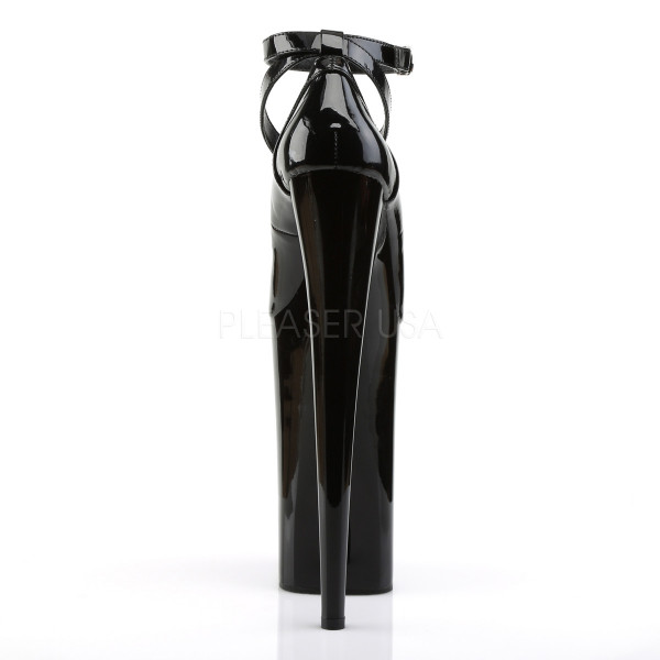 BEYOND-087 - 10" Heel, 6 1/4" PF Criss-Cross Ankle Strap Pump — image 12 of 12