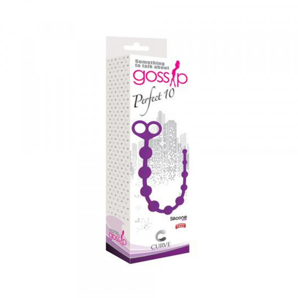 Perfect 10 Silicone Anal Beads