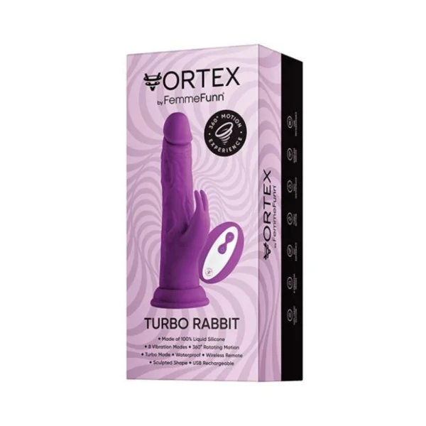 Femmefunn Vortex Turbo Rabbit 2.0 Purple