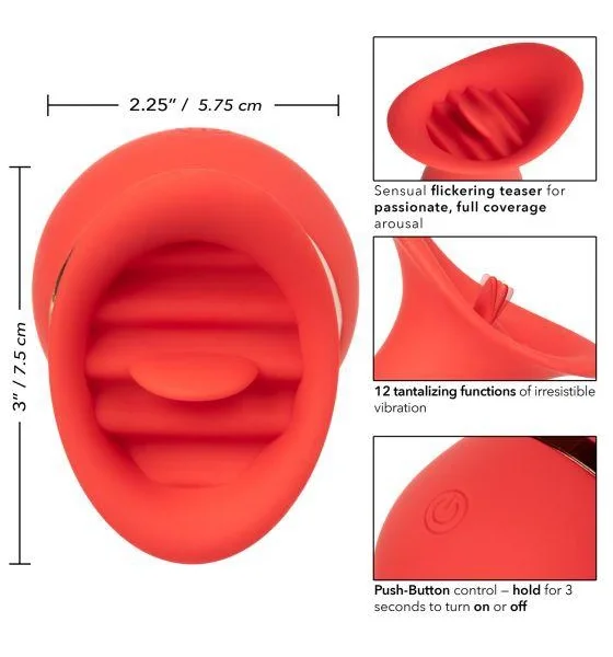 Silicone Rechargeable Flickering Clit Teaser