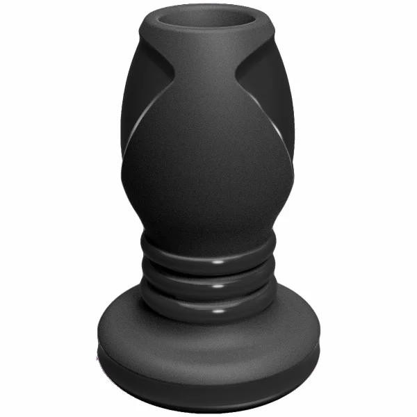 Doc Johnson 'The Stretch' Platinum Premium Silicone Hollow Butt Plug - Medium Size