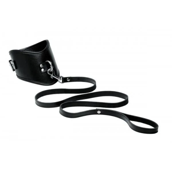 Isabella Sinclaire Posture Leather Collar With Leash