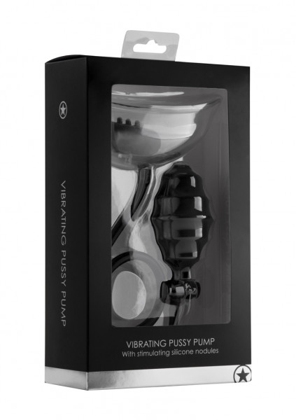 Vibrating Pussy Pump - Black - Penis Pump