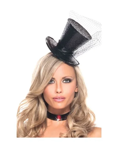 Mini Top Hat - Black - O/s