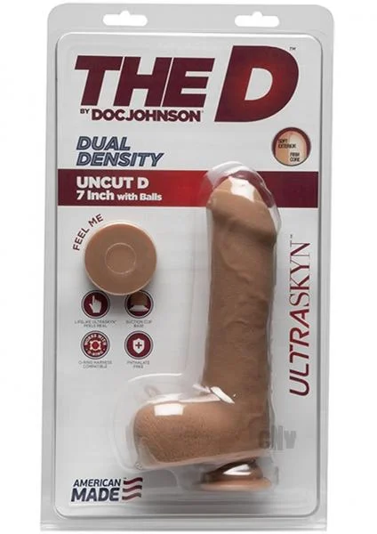 The D Uncut D 7" With Balls Ultraskyn - Tan