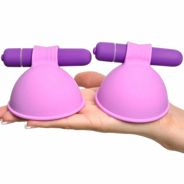Fantasy For Her Vibrating Silicone Breast Suck-Hers