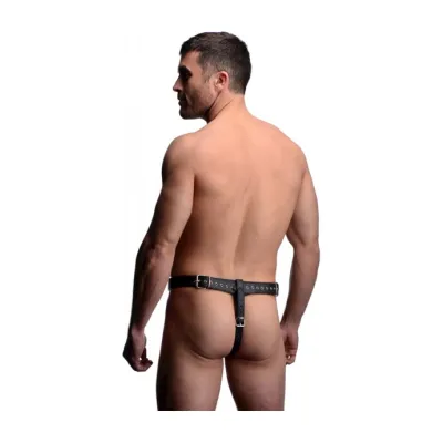 Male Chastity Harness Black