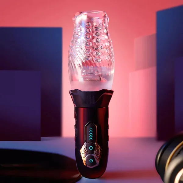 Cyclone Blowjob Rechargeable Rotating Vibrating Oral Sex Penis Masturbator
