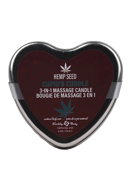 3 in 1 Massage Heart Candle - Cupid's Cuddle