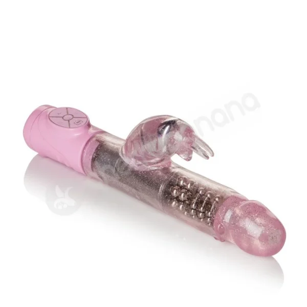 Pink Advanced Thrusting Action Jack Rabbit Vibrator