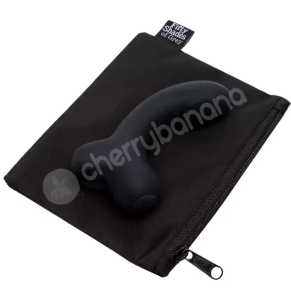 Fifty Shades Of Grey Sensation Rechargeable Black G-spot Vibrator With Finger Loop