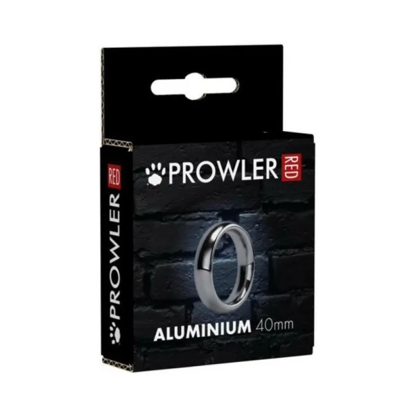 Prowler Red 40mm Ring Silver