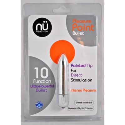 NU Sensuelle S Wet Pleasure Point Bullet Silver