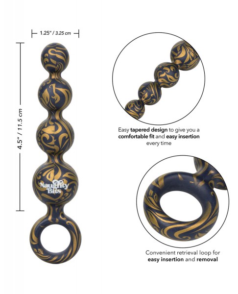 Naughty Bits Butt Balls Silicone Booty Beads