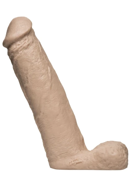 Naturals 8 inch. Dong with Balls - Flesh