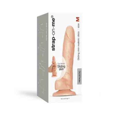 Strap on me M Sliding Skin Realistic Dildo Vanilla