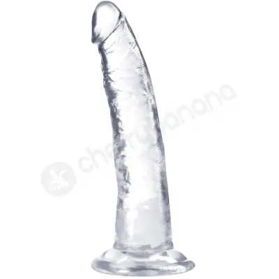 B Yours Plus Lust N Thrust Ultrasoft Realistic Clear Dildo