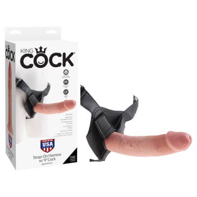 King Cock Strap on Harness With 9 Cock