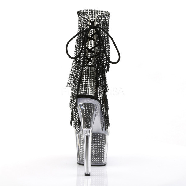 7 inches Heel, 2 3/4 inches PF Lace-Up Back Ankle Boot, Side Zip — image 4 of 4