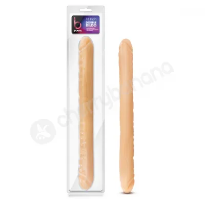 B Yours Flesh 18 Double Dildo