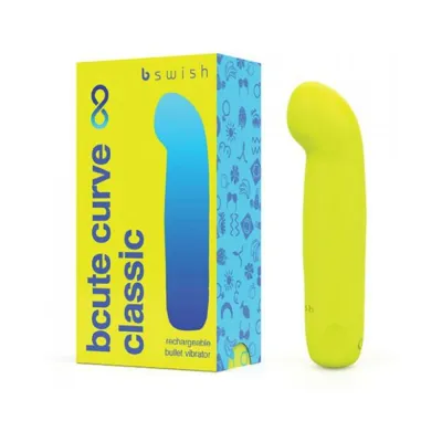 G Spot Vibrators B Swish Bcute Classic Curve Infinite Citrus Yellow