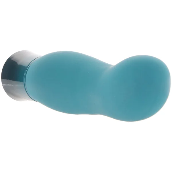 Oh My Gem Fierce Rechargeable Silicone Warming G-Spot Vibrator By Blush - Blue Topaz