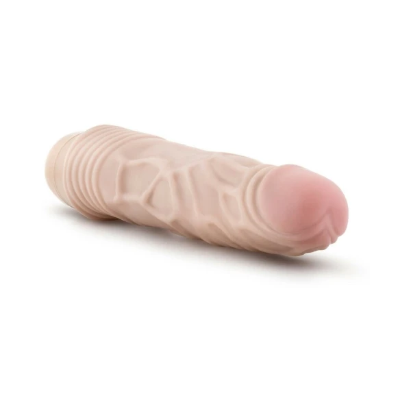 Dr Skin Cock Vibe #2 Beige Realistic Vibrating Dildo