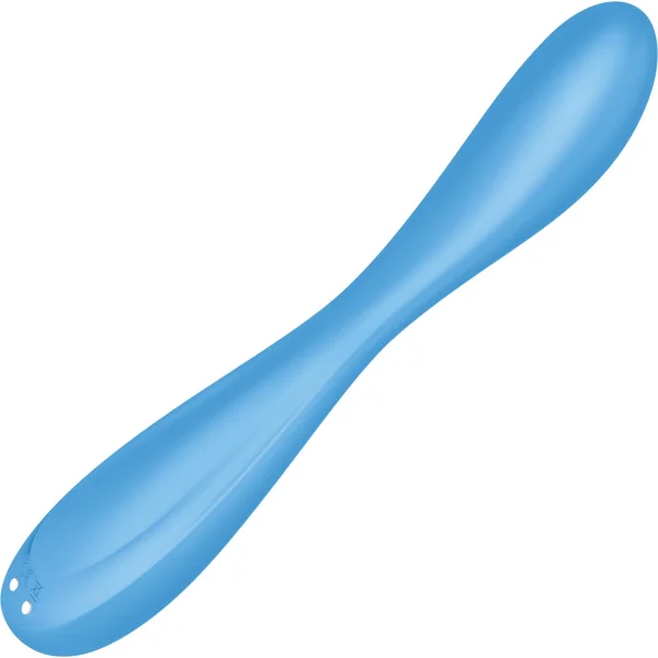 Satisfyer G-Spot Flex 4 Rechargeable Waterproof App Enabled 12-Function G-Spot Vibrator - Blue
