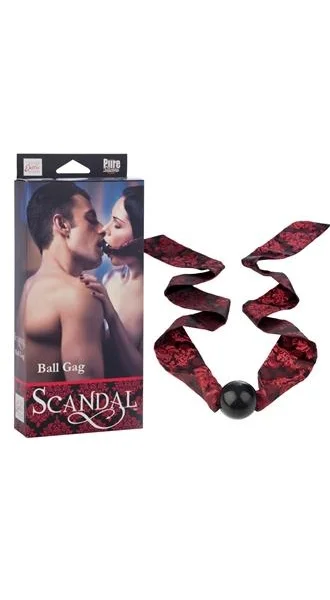 Scandal Ball Gag Red/Black — image 5 of 6