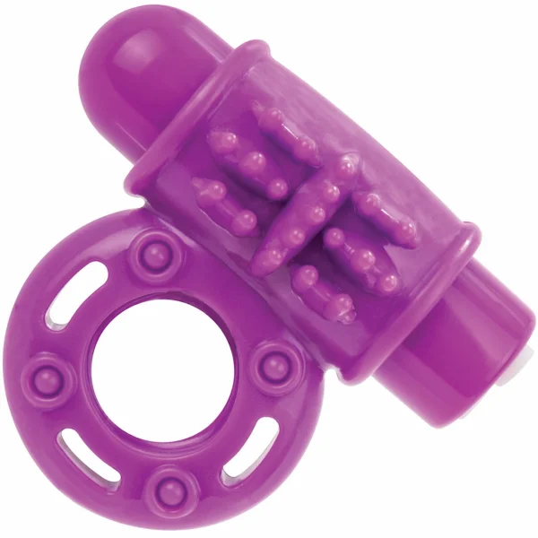 Screaming O Charged OWow Purple Vibrating Cock Ring