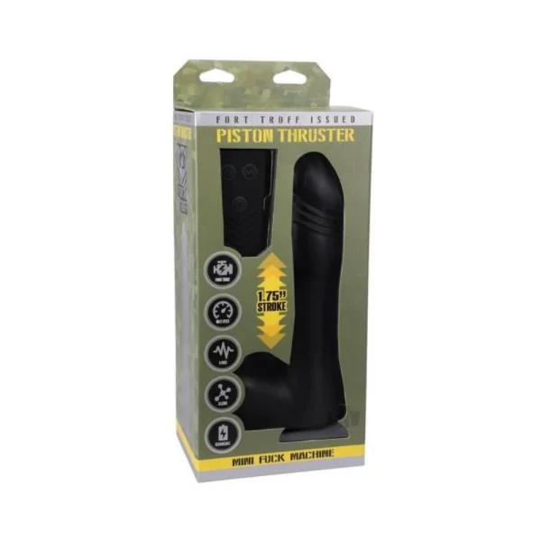 Sex Machines: Fort Troff Piston Thruster Mini Fuck Machine Rechargeable Remote-controlled Silicone 8.5 In. Thrusti