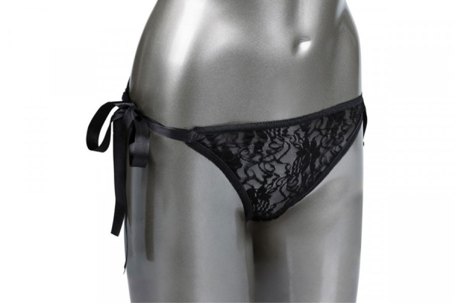 Remote Control Lace Thong Set