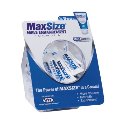 MaxSize Cream Fishbowl 50ct