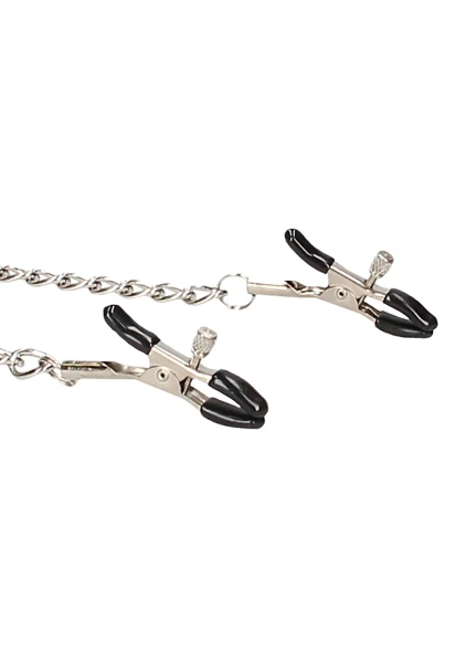 Sex & Mischief Chained Nipple Clamps by Sportsheets