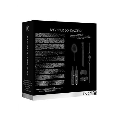 Beginners Bondage Kit Black Adult BDSM Toys