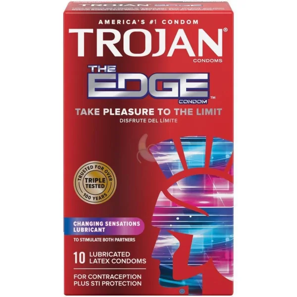 Trojan "The Edge" Condoms (with Stimulating Lubricants)
