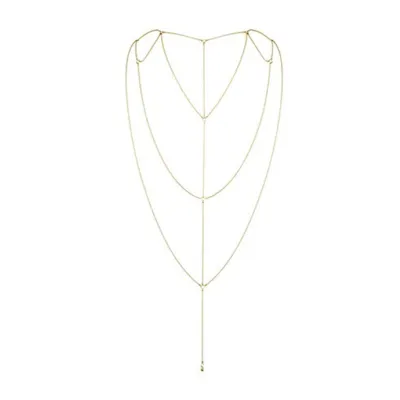 Magnifique Back Cleavage Chain Gold O s