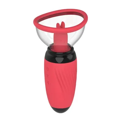 Amore Vibrating Pussy Pump Pink 5 7 Inch