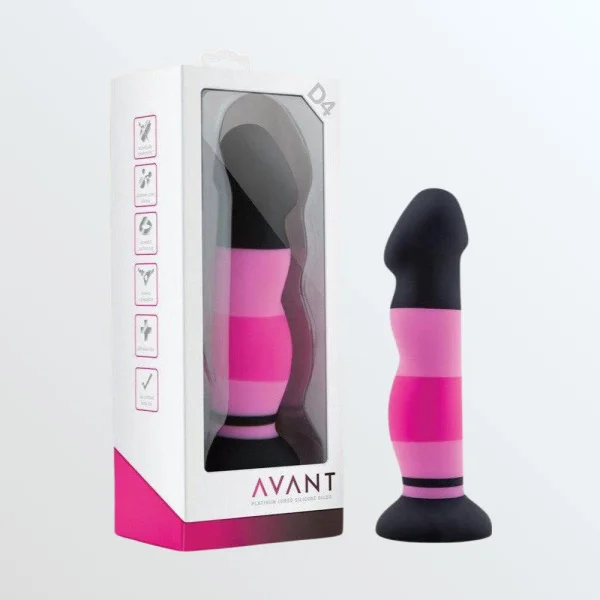 Avant D4 Sexy in Pink G-Spot Silicone Dildo