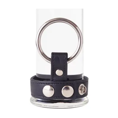 Bound X Leather Ball Strap And Cock Ring
