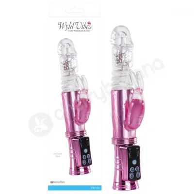Wyld Vibes Purple Deep Stroker Bunny Thrusting Vibrator