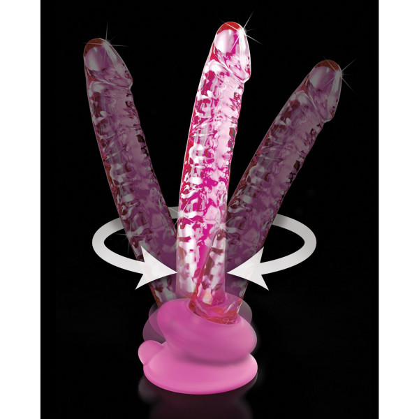 Icicles No. 86 Glass Realistic Dildo with Removable Suction Cup 6 Inch