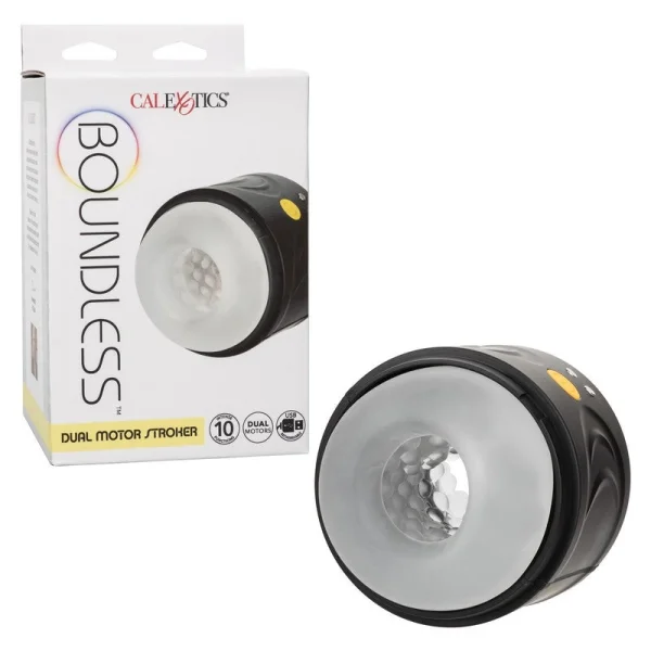 Boundless Dual Motor Rechargeable Stroker Penis Masturbator