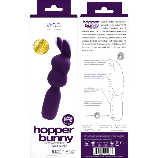 VeDO Hopper Mini Bullet Vibe - Purple